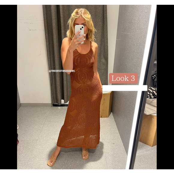 MANGO BLOGGER FAVE!!! Long Dress with Thin Straps NWT - Picture 13 of 16